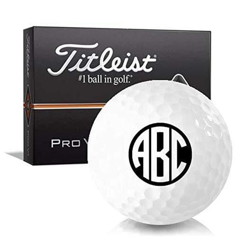 Titleist Pro V1 Monogram Personalized Golf Balls