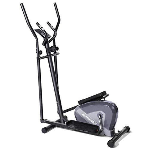 MaxKare Exercise Bike Cardio Training Elliptical Trainers-Portable Upright Fitness Workout Bike Machine,8-Level Magnetic Resistance,LCD Monitor,Heart Rate Monitor,Quiet Driven,Calories Burned