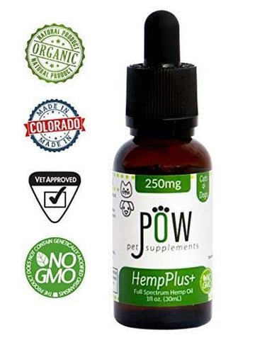Advanced Hemp Oil Made for Dogs and Cats - Focuses on Anxiety Relief, Inflammation, Pain Relief and Joint Health- Made with MCT Oil and Organically Grown in USA