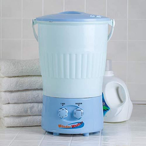 As Seen On TV Wonder Washer - a Portable Mini Clothes Washing Machine That goes Anywhere - Ideal for Cleaning Clothes On The Go - 10 Liter Capacity