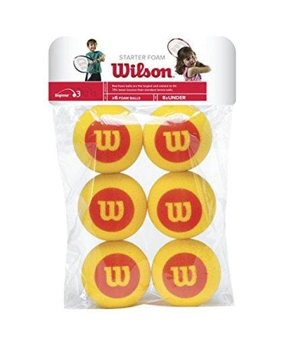 Wilson Starter Foam Tennis Ball, 6-Pack