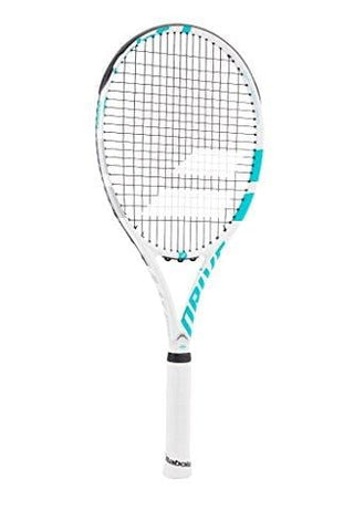Babolat Drive G Lite Wimbledon Limited Edition Recreational Tennis Racquet (4" Inch Grip) Strung with Pink String (Lightweight and Well Balanced Racket)