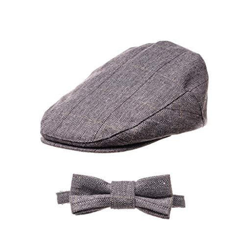 Born to Love Flat Scally Cap - Boy's Tweed Page Boy Newsboy Baby Kids Driver Cap Hat (L 54cm, Mike Set) [product _type] Born to Love - Ultra Pickleball - The Pickleball Paddle MegaStore
