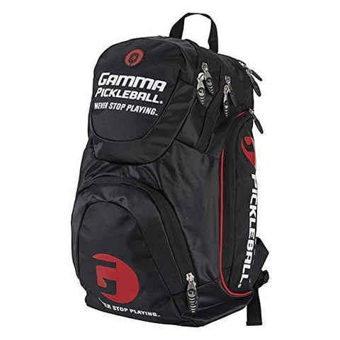 Gamma SGPBP11 Pickleballl Backpack Black/Red/Multi