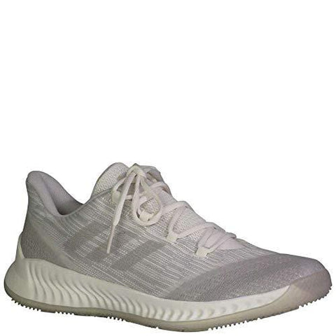 adidas B/E 2 Shoe - Men's Basketball 10 Cloud White/Silver Metallic/Grey