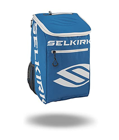 Selkirk 2021 Team Backpack | Medium Pickleball Bag For Men & Women | Made using +V9 Polyfiber material | Holds Pickleball Paddles, Tennis, Badminton Squash Racquets, Balls & Accessories |Royal Blue|