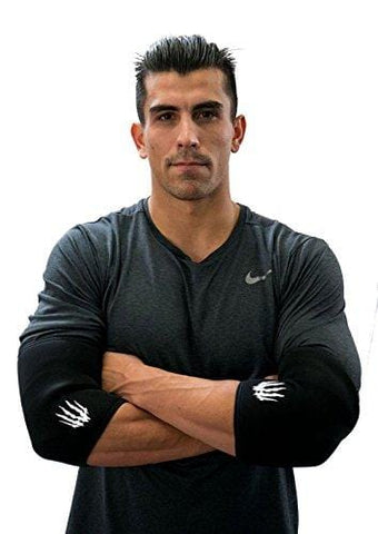 Bear KompleX Elbow Sleeves (Sold AS A Pair of 2) for Weightlifting, Powerlifting, Wrestling, Strongman, Bench Press, Cross Fitness, More. Compression Sleeves Come in 5mm Thickness Elbow BLK XXXL