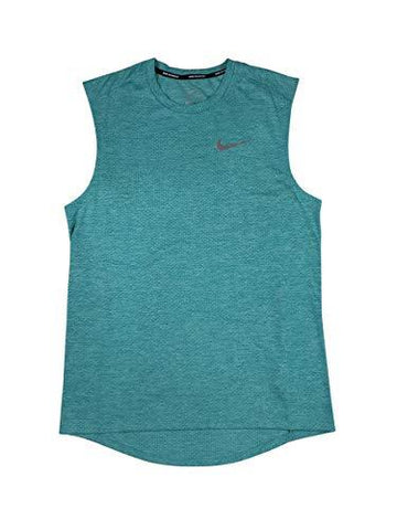 Nike Men's Dri-Fit Miler Tank Top Light Aqua AJ4530-434 (S)