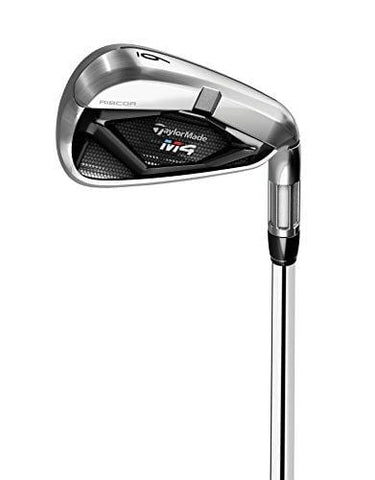 TaylorMade M4 Irons Set (Set of 7 total clubs: 4-PW, Steel Shaft, Right Hand, Stiff Flex)