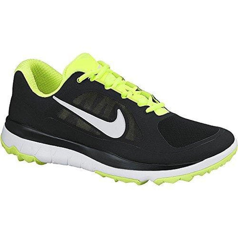 Nike Men's FI Impact Black/Volt/White Golf Shoes Black/Yellow, Black/Volt/White