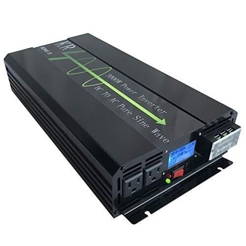 KRXNY 3000W Pure Sine Wave Power Inverter Peak 6000W 48V DC to 110V 120V AC 60HZ for Car RV Use or Home Solar System with LCD Display