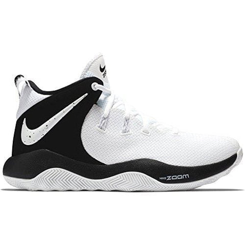 Nike Men's Zoom Rev II Basketball Shoe White/Black Size 11.5 M US