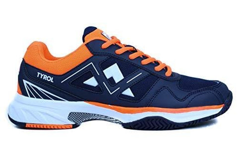 Tyrol Men's Volley Pickleball Shoe (11) Navy/Orange