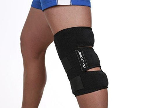 Knee Ice Pack Soft Brace + Compression Cold Therapy 360º knee Ice Wrap, 15-20 min of 32ºf Knee Icing Recommended by Ortho MDs Safe and Effective. Universal Size. Clinical Quality. USA.