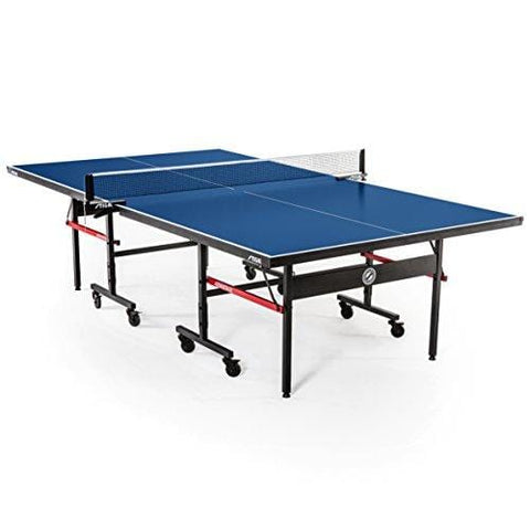 STIGA Advantage Competition-Ready Indoor Table Tennis Table 95% Preassembled Out of the Box with Easy Attach and Remove Net