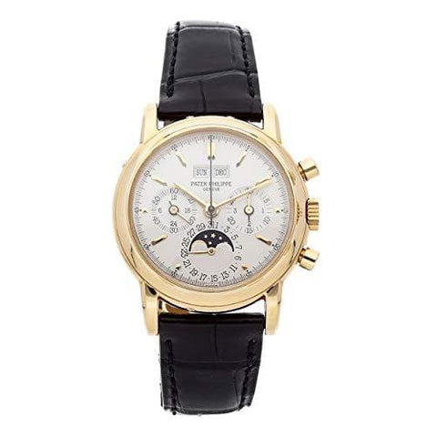 Patek Philippe Grand Complications Mechanical (Hand-Winding) Silver Dial Mens Watch 3970J (Certified Pre-Owned)