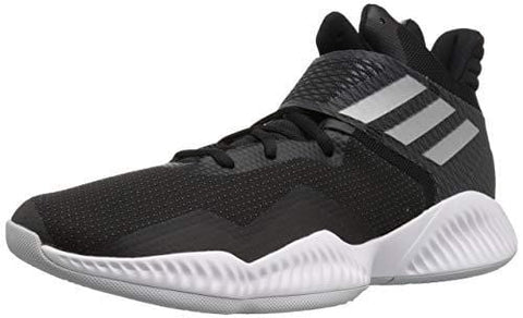 adidas Men's Explosive Bounce 2018 Basketball Shoe, Black/Silver Metallic/Light Solid Grey, 11 M US