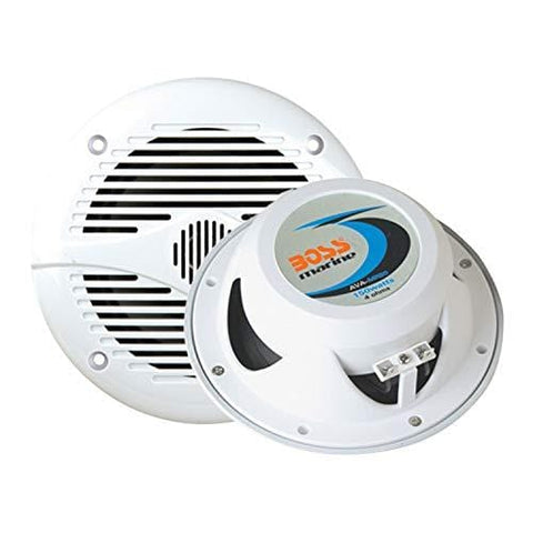 BOSS Audio MR60W 200 Watt (Per Pair), 6.5 Inch, Full Range, 2 Way Weatherproof Marine Speakers (Sold in Pairs)