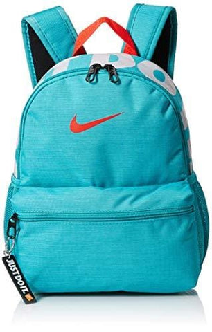 Nike Brasilia Just Do It Mini Backpack, Cabana/Black/Habanero Red, Misc