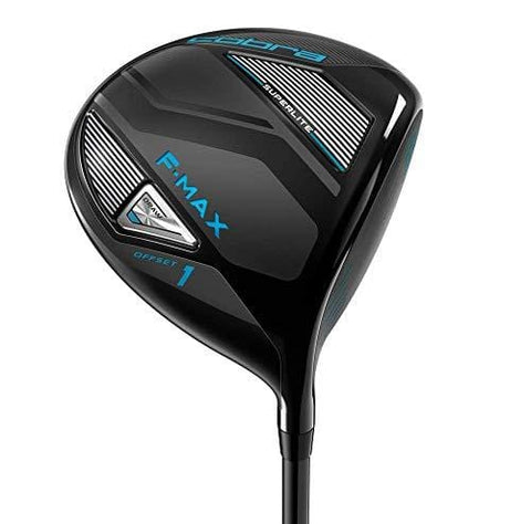 Cobra Golf 2019 F-Max Superlite Offset Driver Black-Lexi Blue (Women's, Right Hand, Graphite, Ladies Flex, 15.0)