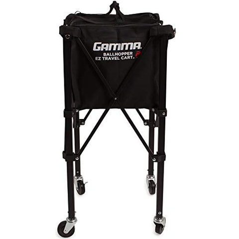 Gamma Sports EZ Travel Cart Pro, Portable Compact Design, Sturdy Lightweight Construction, 150 Capacity, Premium Carrying Case Included