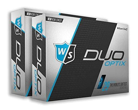 PlayBetter Wilson Staff Duo Optix Matte Bright-Colored Golf Balls | Multi-Packs (Two Dozen, Breakneck Blue)
