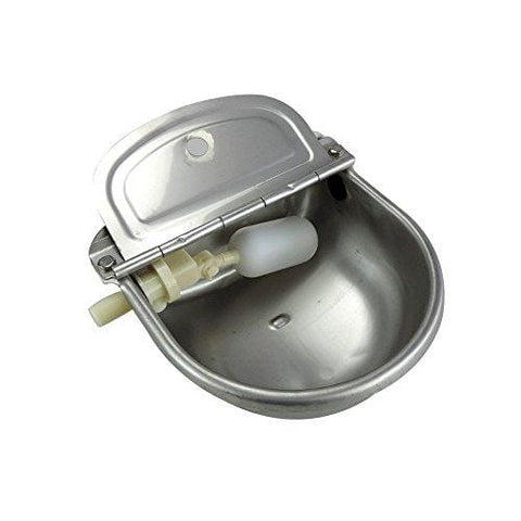Stainless Steel Automatic Waterer Bowl Horse Cattle Goat Sheep Pig Dog Float Valve Water Trough Farm Supplies Livestocktool