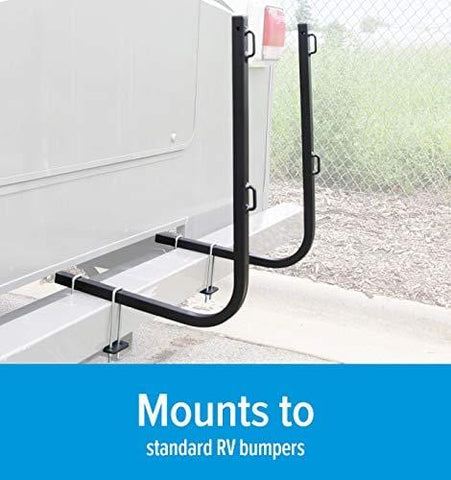 Camco Rhino Bumper Mount RV Tote Tank Carrier - Mounts Directly onto Your RV Bumper to Secure Your Rhino Tote Tank in Place During Travel ; Fits All Tote Tank Sizes : 15, 21, 28, & 36 Gallon (39010)