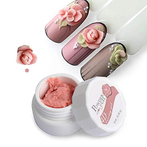 24 Colors Sculpture Nail Gel 3D Carved Plasticine UV Gel Varnish Creative DIY Nail Art Painting 3D Gel