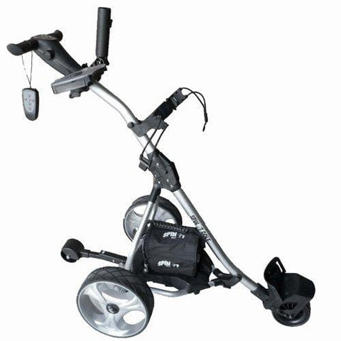 Spin It Golf Products GC1R Easy Trek Remote Controlled Electric Golf Cart, Silver
