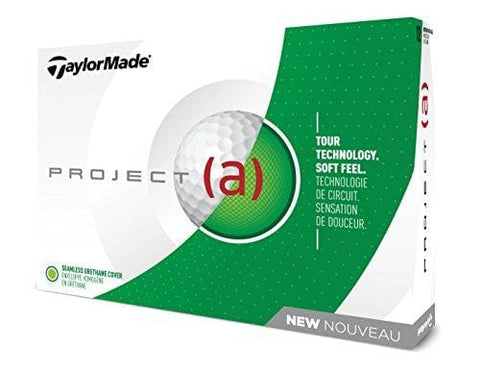 TaylorMade Project (a) Golf Balls, White (One Dozen)
