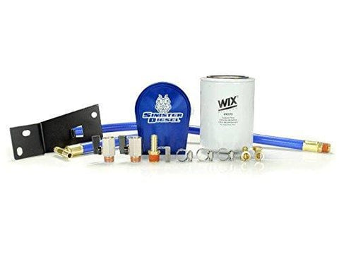 SINISTER DIESEL COOLANT FILTRATION SYSTEM (W/WIX) FOR FORD POWERSTROKE 1999-2003 7.3L