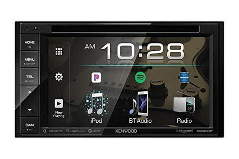 Kenwood DDX26BT Double DIN SiriusXM Ready Bluetooth in-Dash DVD/CD/AM/FM Car Stereo Receiver w/ 6.2" Touchscreen
