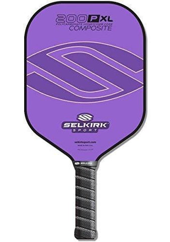 Selkirk Sport 200P Polymer Honeycomb Core Composite Pickleball Paddle, X-Large - Extended, Purple