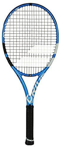 Babolat Pure Drive Tennis Racquet (4_3/8" Inch Grip) Strung with Black String (Garbine Muguruza and Fabio Fognini's Racket)