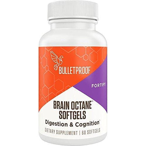 Bulletproof Brain Octane Softgels, Supports Cognitive Function and Gut Health (60 Softgels)