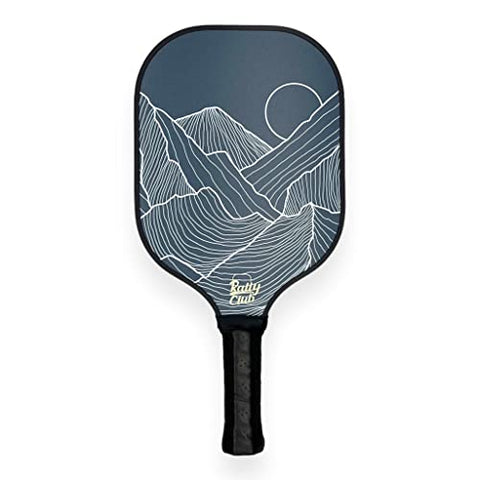 Rally Club Pickleball Paddles for Men & Women | Carbon Fiber and Polymer Honeycomb Composite Core | Lightweight Durable | Uniquely Designed Stylish Pickleball Set & Single Paddles | Journey