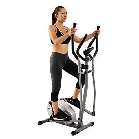 Magnetic Elliptical Machine Trainer by Sunny Health & Fitness - SF-E905