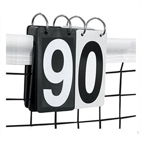 Tennis Score Keeper 0-9 Pro Set - Over the Net and Portable