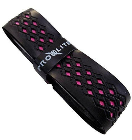 Prolite No-Sweat Diamond Grip (Pink Underlay) for Pickleball Paddles, Racquetball, Squash, Platform Tennis, Badminton and More