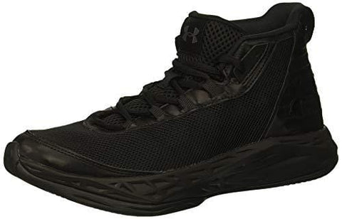 Under Armour Boys' Grade School Jet 2018 SYN Basketball Shoe, (002)/Black, 5.5