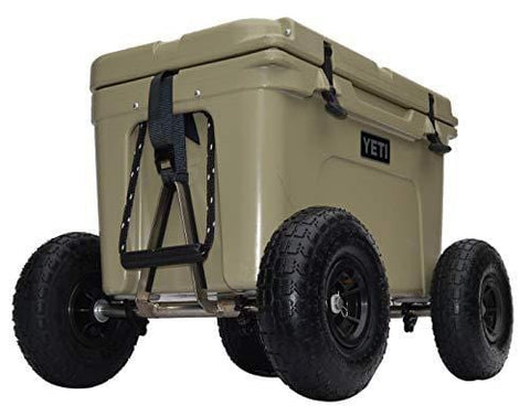 Cooler Wheel Kit with 10" Pneumatic Rubber Tires for YETI, RTIC & Kong Coolers