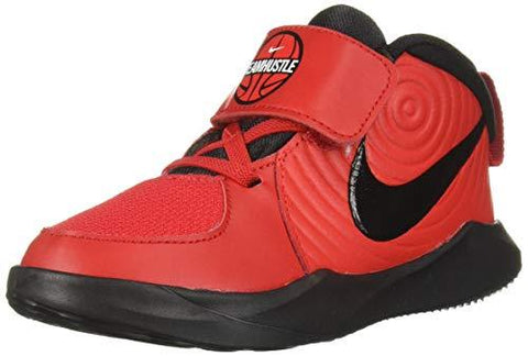 Nike Baby Team Hustle D 9 (TD) Sneaker University red/Black - White 6C Regular US Toddler