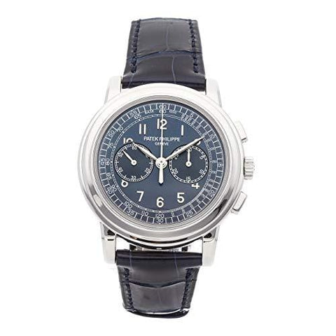 Patek Philippe Complications Mechanical (Hand-Winding) Blue Dial Mens Watch 5070P-001 (Certified Pre-Owned)