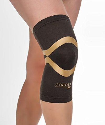 Copper Fit Pro Series Compression Knee Sleeve, Black with Copper Trim, X-Large [product _type] Copper Fit - Ultra Pickleball - The Pickleball Paddle MegaStore