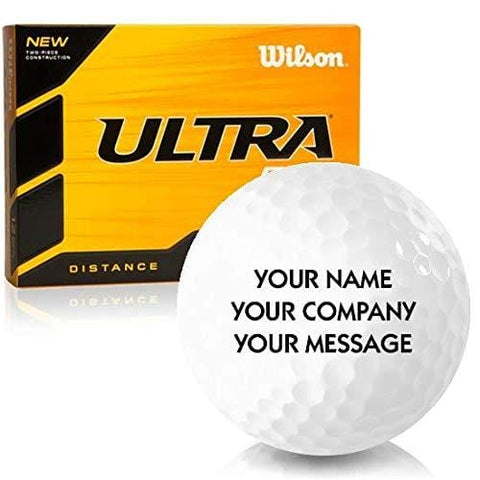 Wilson Ultra 500 Distance Personalized Golf Balls