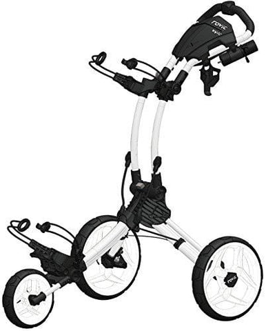 Clicgear Rovic Model RV1C Compact | 3-Wheel Golf Push Cart (Arctic/White)