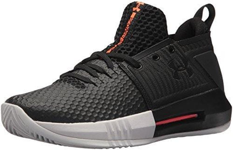 Under Armour Men's Drive 4 Low Basketball Shoe, Black (005)/Glacier Gray, 9