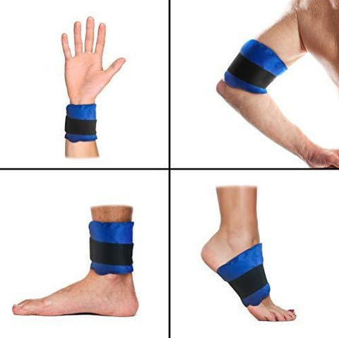 Best Oversized Gel Ice Packs for Injuries for Men and Women- Flexible Hot and Cold Reusable Therapy Ice Pack Wrap for Shoulder, Knee, Back, Calf, Wrist, Ankle, Foot, More! Heat and Icing Compress