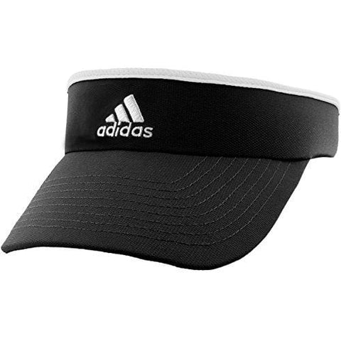 adidas Women's Match Visor, Black/White, One Size